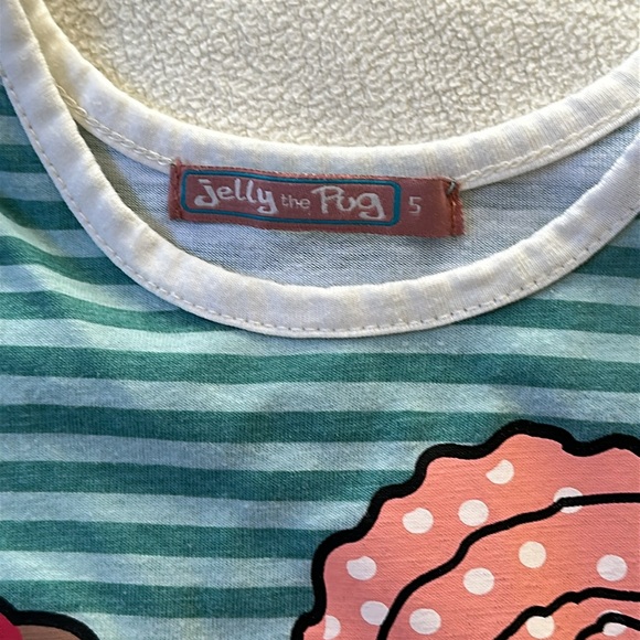GUC Jelly the Pug and Mini Boden dress/top size 5T - Picture 4 of 9
